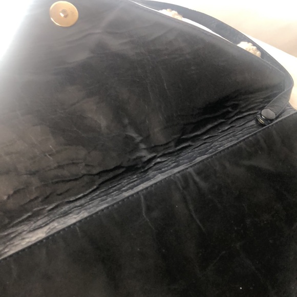 ATTANASIO black leather Vintage handbag. - Picture 6 of 10